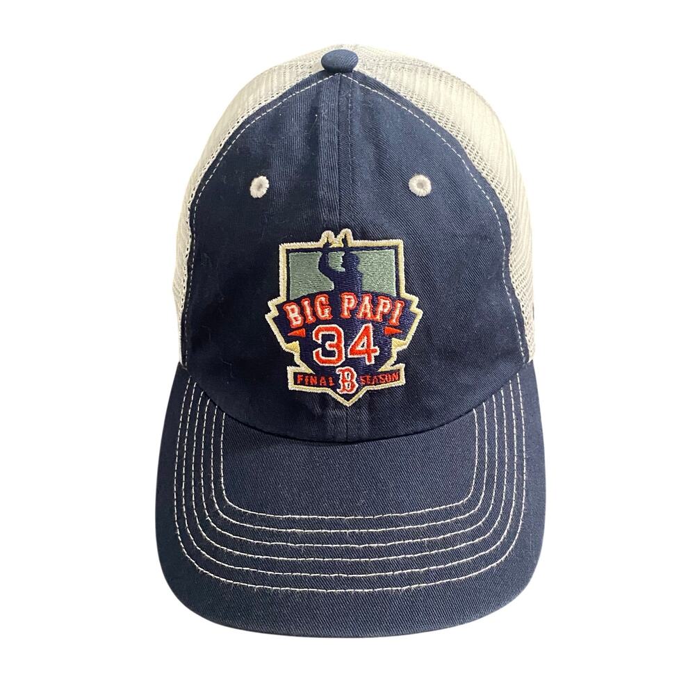 Boston Red Sox Big Papi David Ortiz #34 Final Season ’47 Trucker Hat MVP MLB